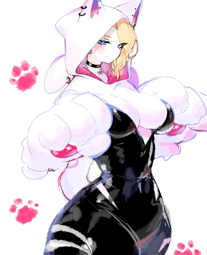 spider-gwen and gwen stacy (marvel and 4 more) drawn by usa37107692