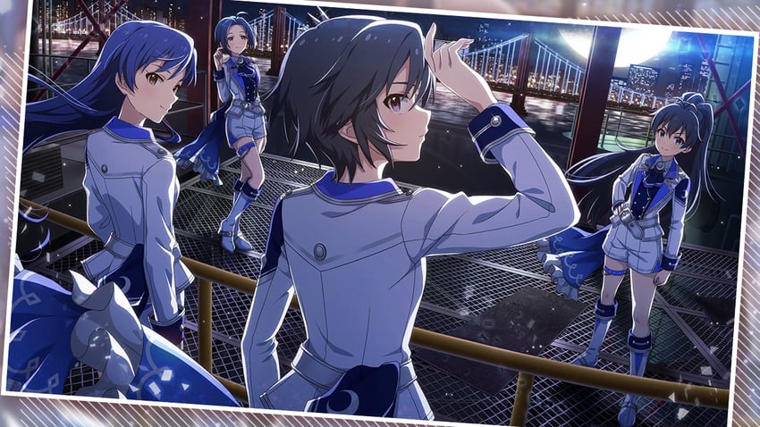 kisaragi chihaya, kikuchi makoto, ganaha hibiki, and miura azusa (idolmaster and 2 more)