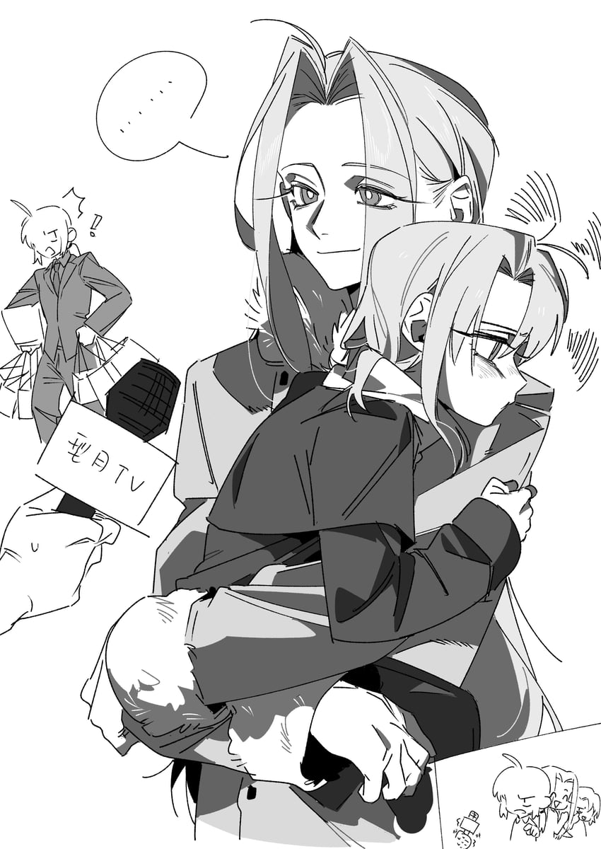 artoria pendragon, saber, illyasviel von einzbern, and irisviel von einzbern (fate and 1 more) drawn by molu_stranger