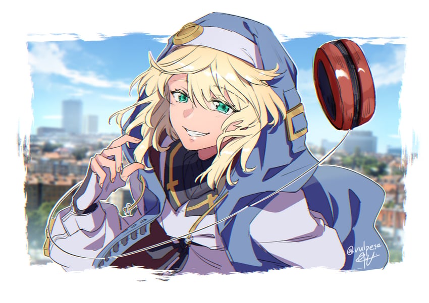 bridget (guilty gear and 1 more) drawn by kuyuu_(somari)