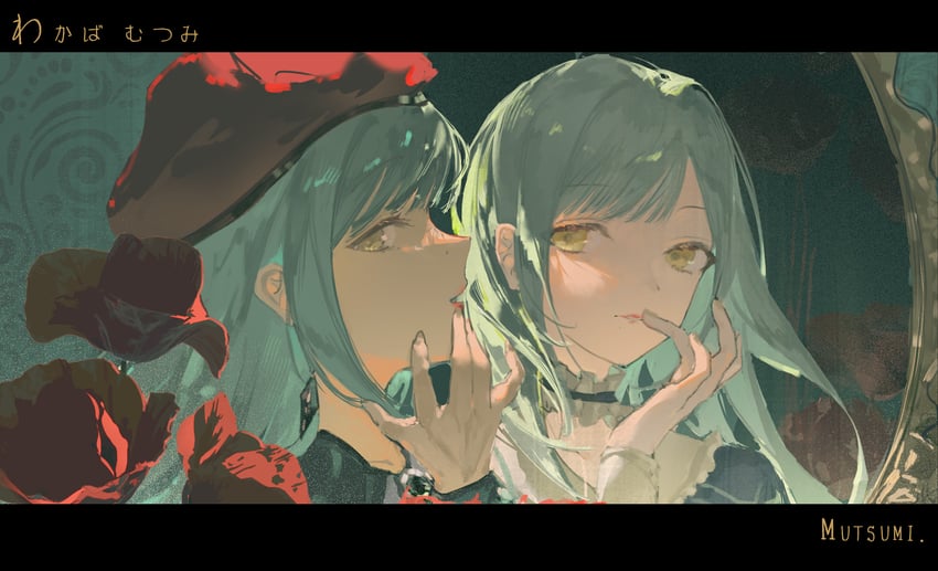 wakaba mutsumi and mortis (bang dream! and 1 more) drawn by yang_lizi