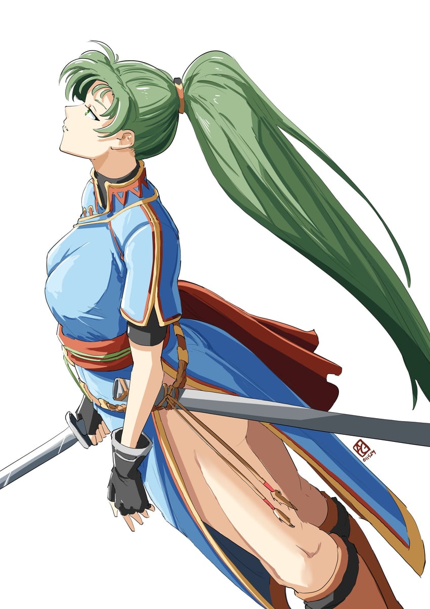 lyn (fire emblem and 1 more) drawn by automatic_giraffe