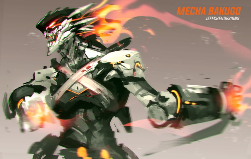 bakugou katsuki (boku no hero academia) drawn by jeffrey_chen