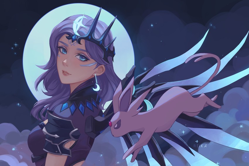 mercy, espeon, and 2019 atlantic all-stars mercy (pokemon and 2 more) drawn by reika_(reikadraws)