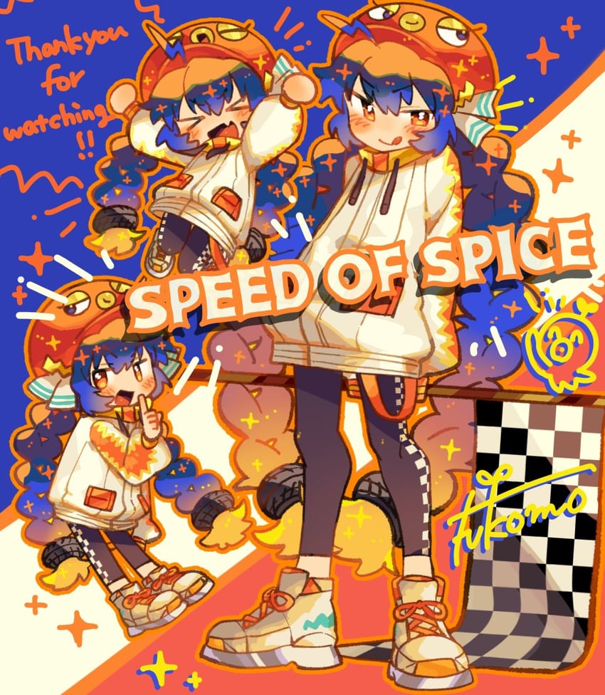 otomachi una (vocaloid and 1 more) drawn by fukomo