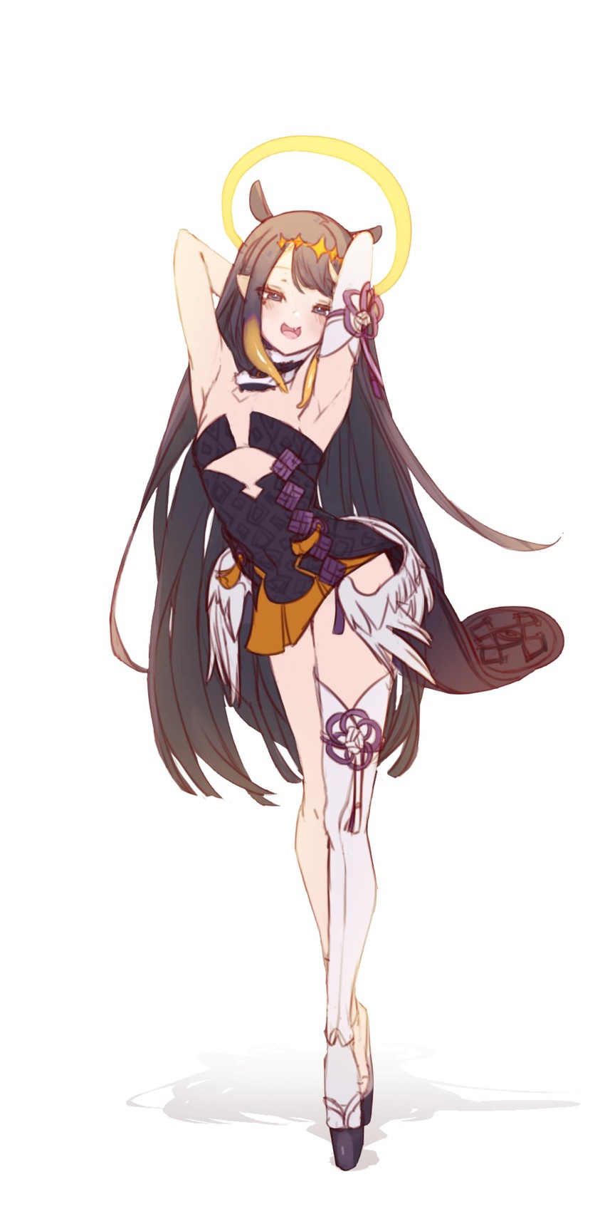 ninomae ina'nis (hololive and 2 more) drawn by potssmann