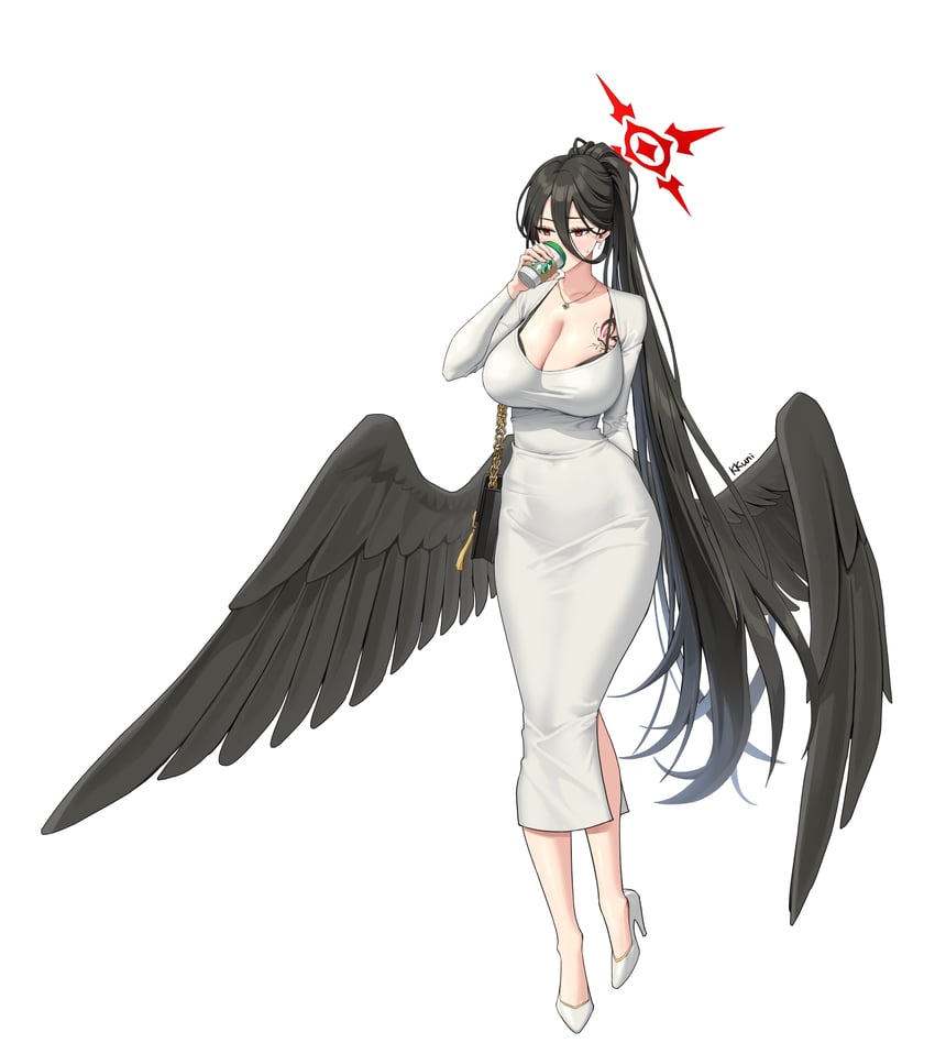 hasumi (blue archive and 1 more) drawn by kkuni