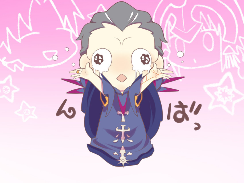 jeanne d'arc, gilles de rais, and uryuu ryuunosuke (fate and 2 more) drawn by a-very-merry-unbirthday-to-you