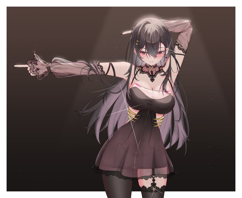 kuroha arya (vspo! and 1 more) drawn by lunariskat