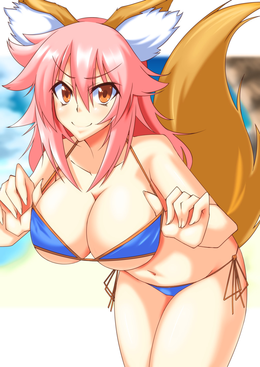 tamamo and tamamo no mae (fate and 2 more) drawn by fiesta_(fiesta303)
