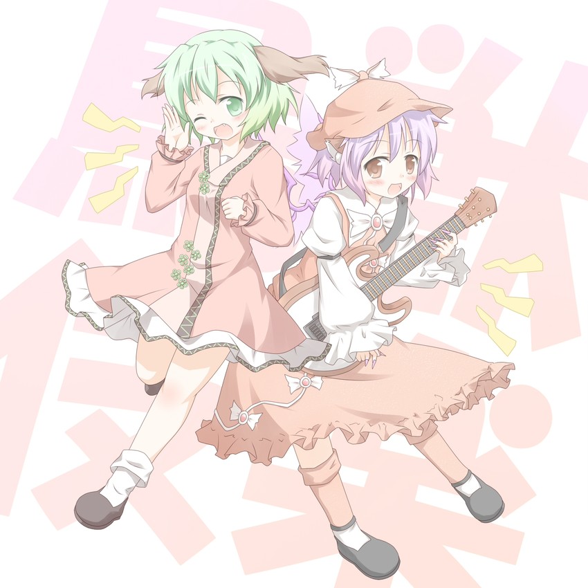 mystia lorelei and kasodani kyouko (touhou) drawn by shino_megumi