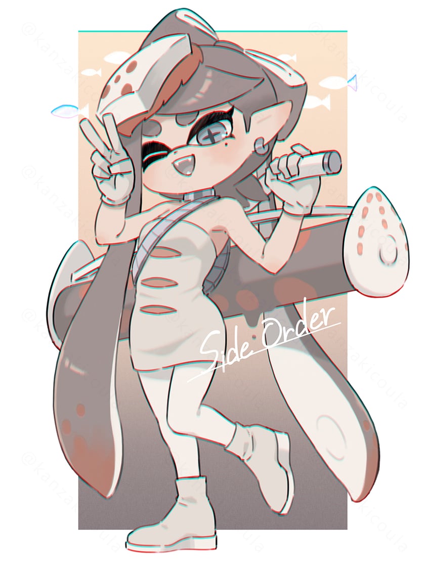 callie (splatoon and 2 more) drawn by coula_cat