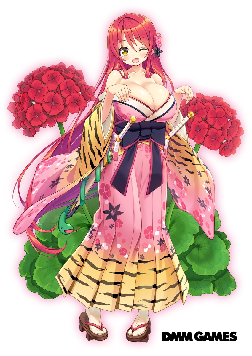 geranium (flower knight girl and 1 more) drawn by shuz_(dodidu)