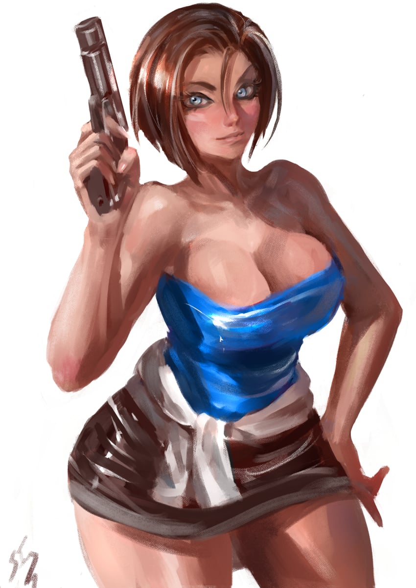 jill valentine (resident evil and 1 more) drawn by orion-m