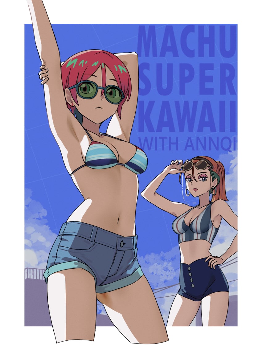 amate yuzuriha and annqi (gundam and 1 more) drawn by daoshitaka