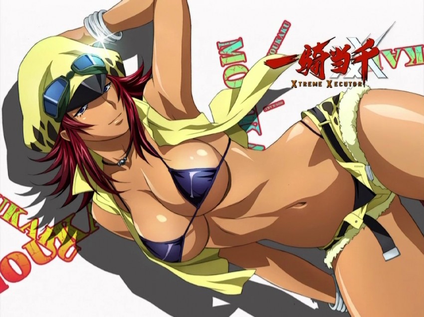 moukaku (ikkitousen and 1 more) drawn by rin-sin