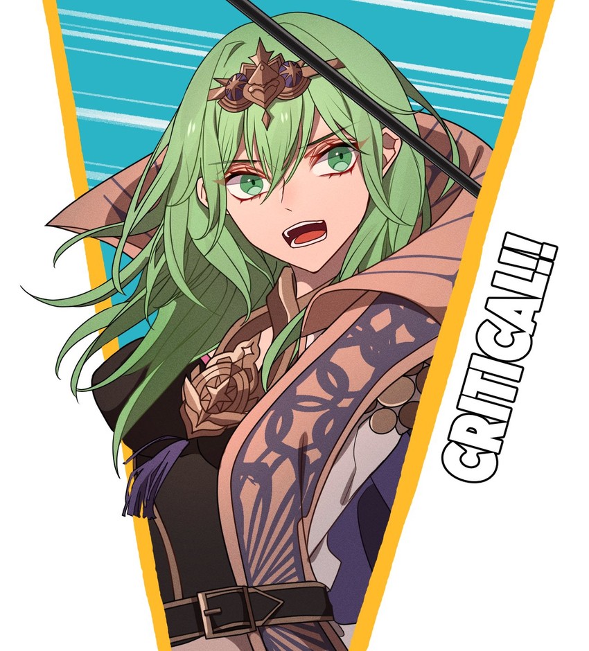 female byleth (fire emblem and 1 more) drawn by rutata