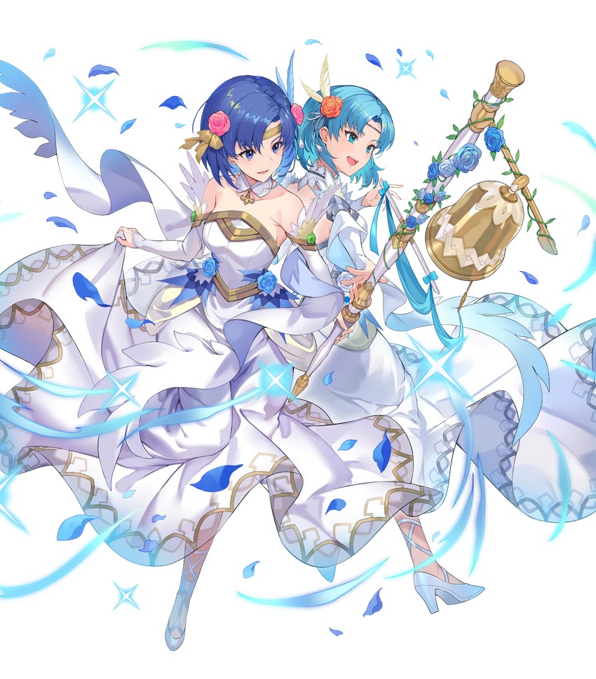 thea and catria (fire emblem and 4 more) drawn by kakage
