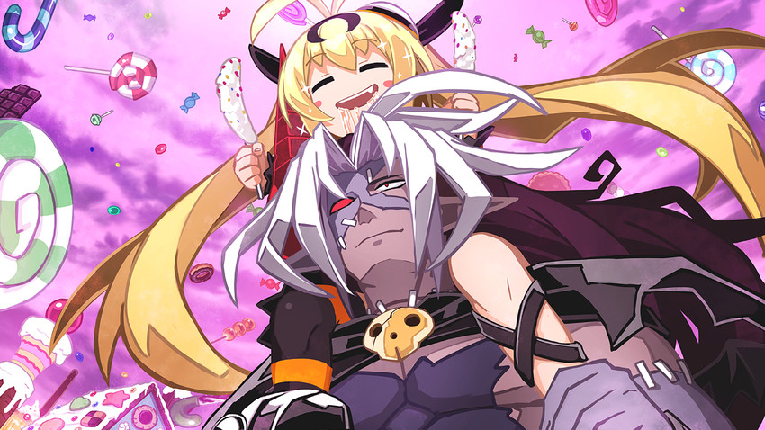 zeabolos and perpell (makai shin trillion) drawn by nanameda_kei