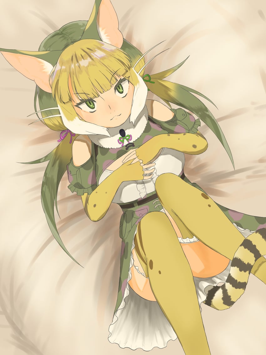 jungle cat (kemono friends and 1 more) drawn by y0whqzz8bkslezl