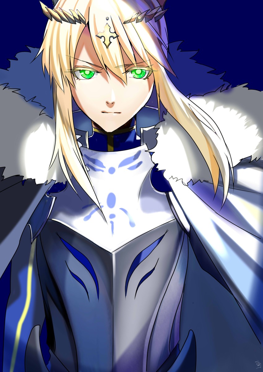 artoria pendragon and lion king (fate and 1 more) drawn by tarao_(13raven)