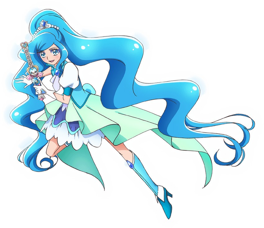 sawaizumi chiyu, cure fontaine, and pegitan (precure and 1 more)
