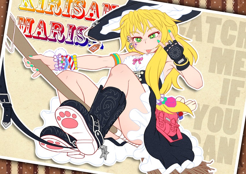 kirisame marisa (touhou) drawn by iromeki_overdrive