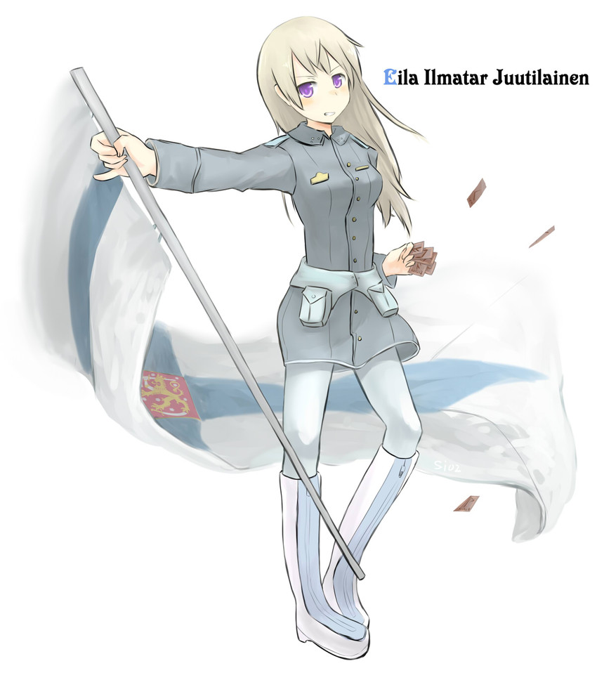 eila ilmatar juutilainen (world witches series and 1 more) drawn by sio2