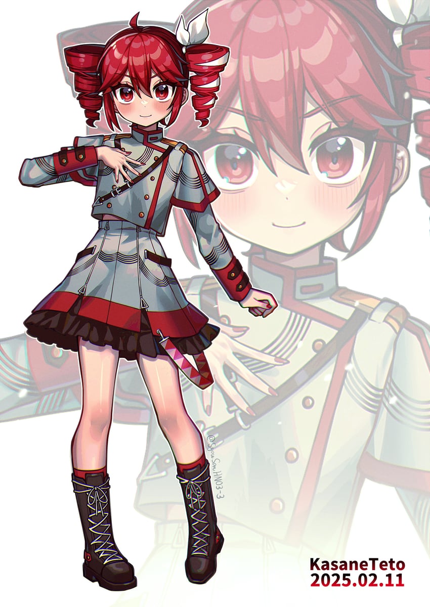 kasane teto (utau and 1 more) drawn by kakosa_sama