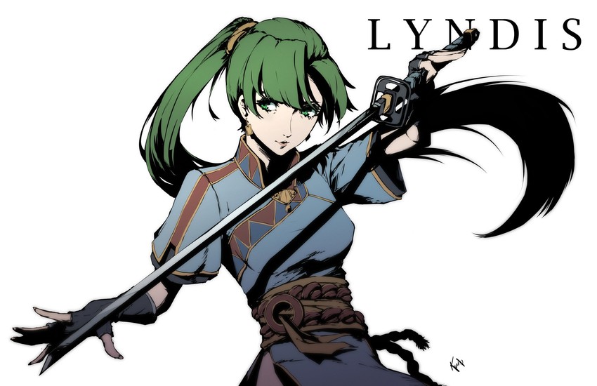 lyn (fire emblem and 1 more) drawn by kuno_(runkunochan)