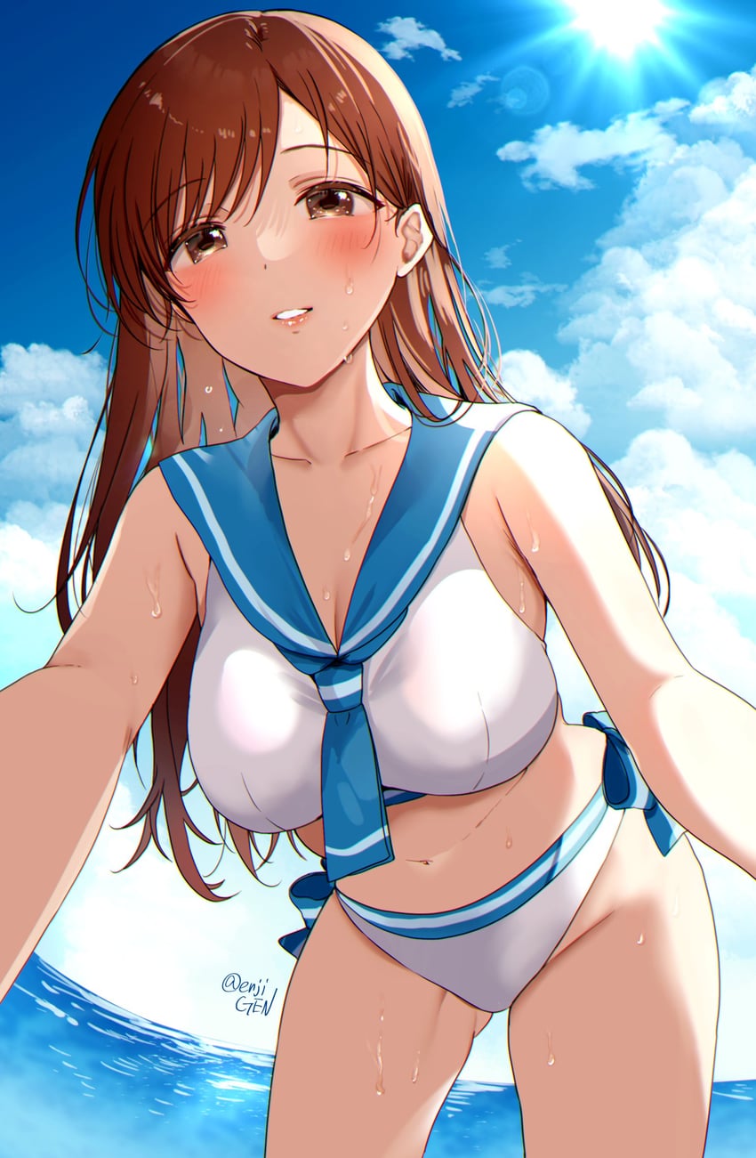 nitta minami (idolmaster and 2 more) drawn by gen_(enji)
