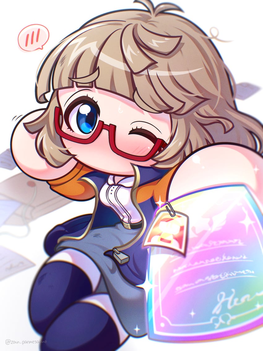 sakimichi shirube (jikkyou powerful pro yakyuu) drawn by parmesan_(zan_parmesanne)