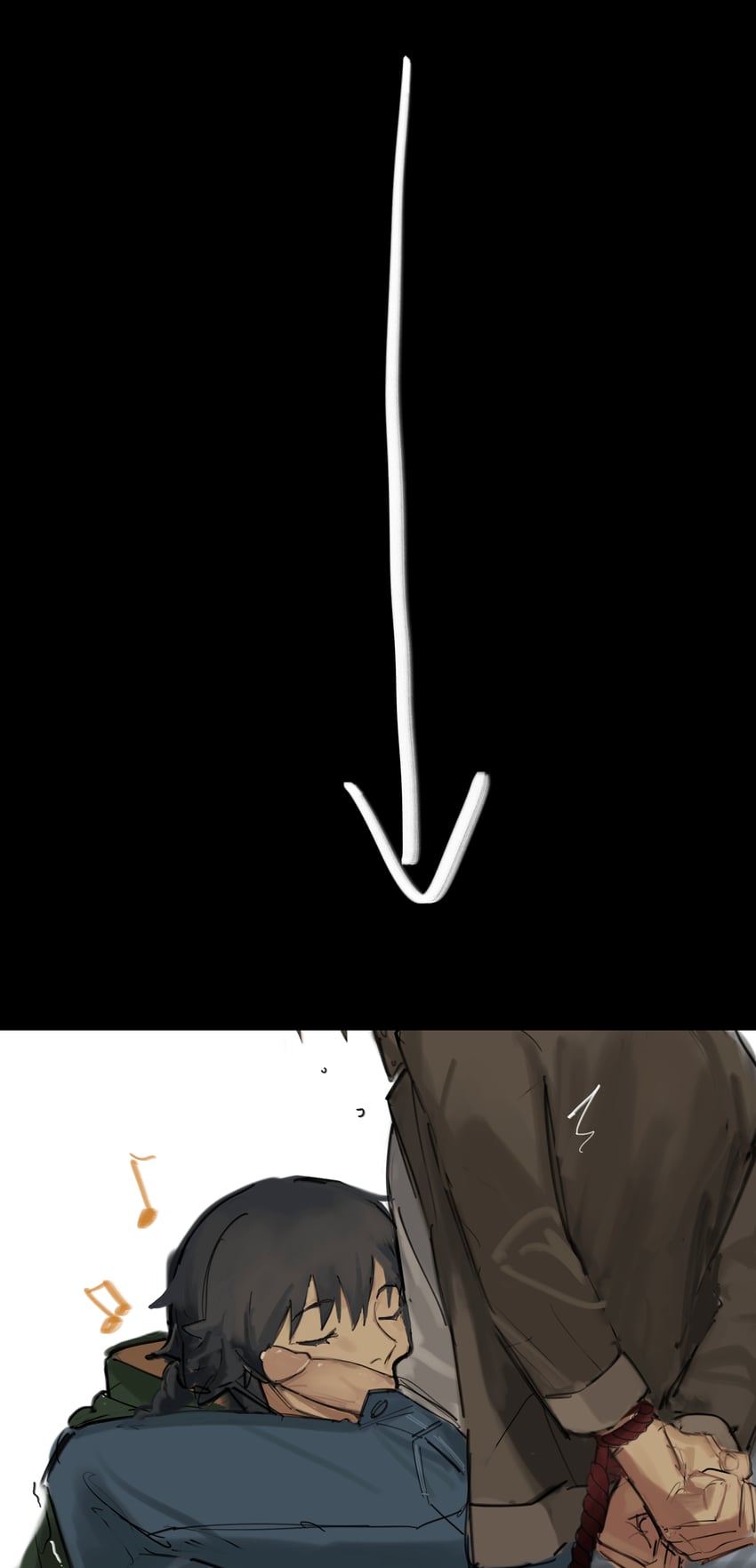 serizawa chiemi and fusaishi haruaki (raging loop) drawn by doya