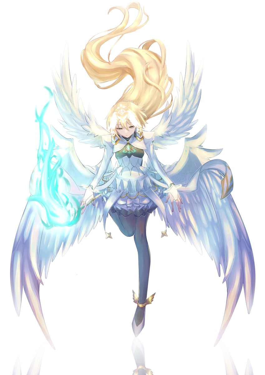 jeanne d'arc and metatron jeanne (fate and 1 more) drawn by san_sasame