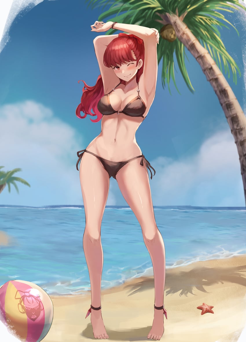 yoshizawa kasumi (persona and 2 more) drawn by jojobirdz