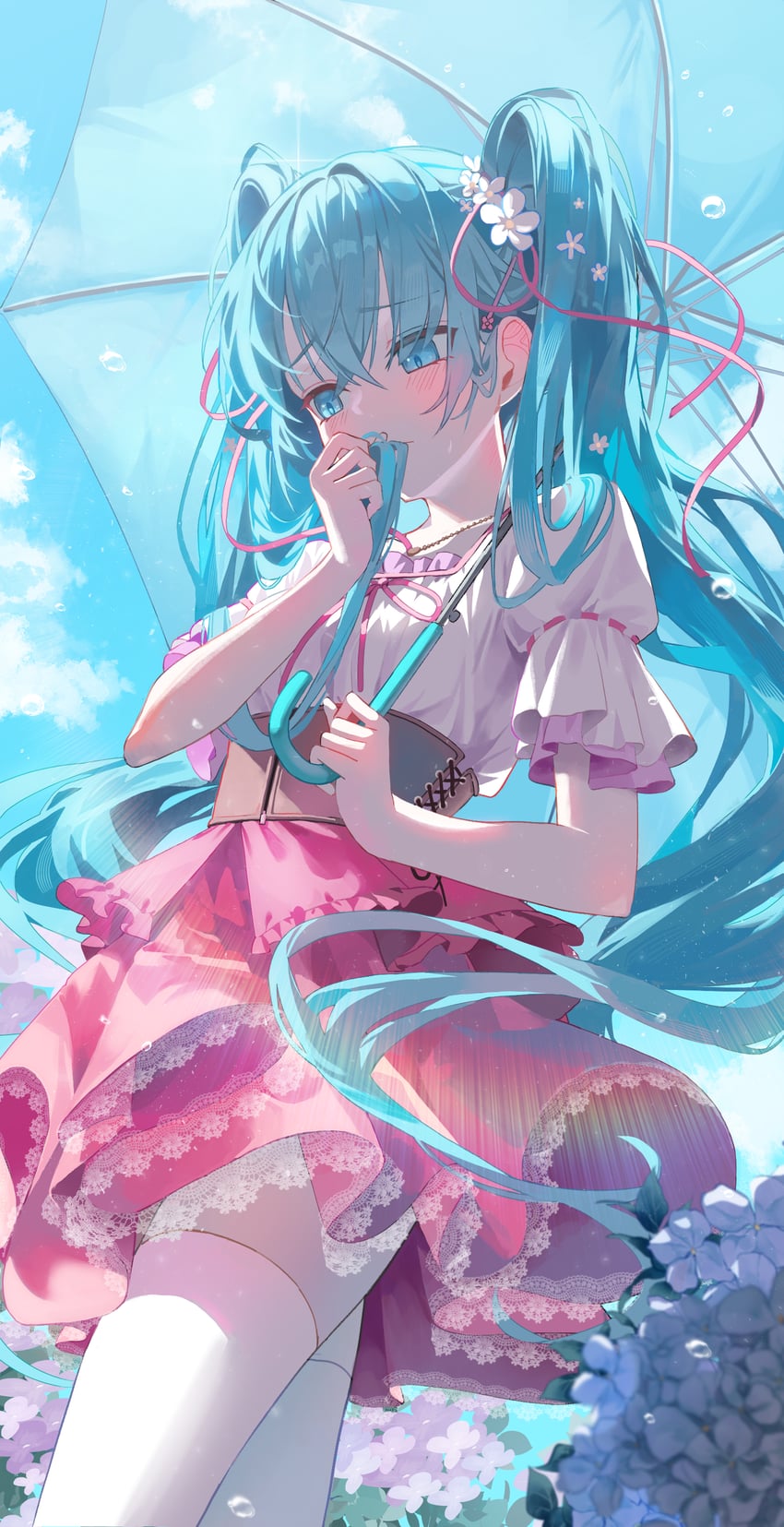 hatsune miku (vocaloid and 1 more) drawn by nun_nu