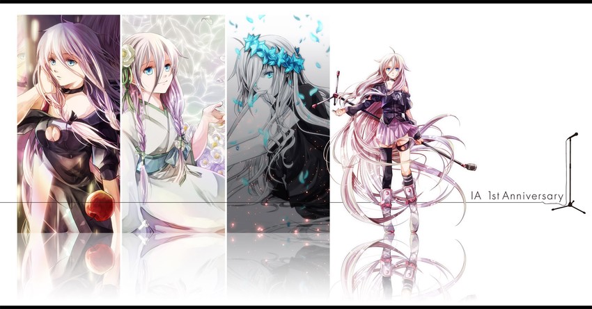 ia and ai (vocaloid and 2 more) drawn by iroha_(shiki)