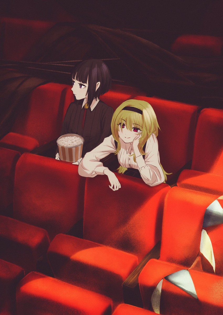 shirayuki chiyo and kurosaki chitose (idolmaster and 1 more) drawn by deg_(deguana)