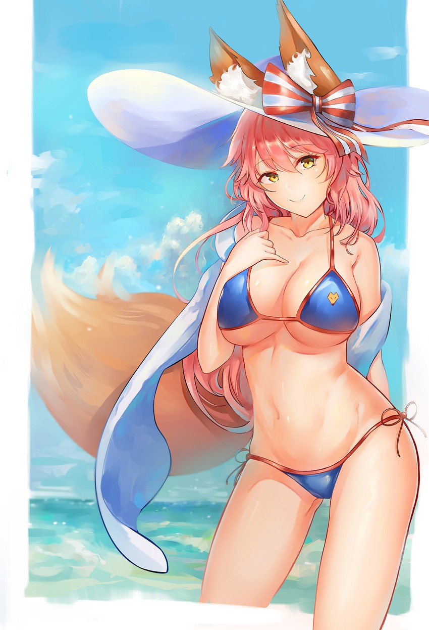 tamamo and tamamo no mae (fate and 1 more) drawn by yahiro_(heartseek000)