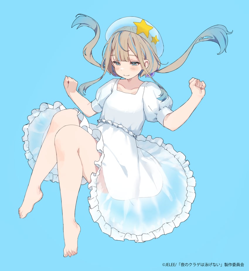 jelee-chan (yoru no kurage wa oyogenai) drawn by hamunezuko_(nezukonezu32) and umituki_yoru