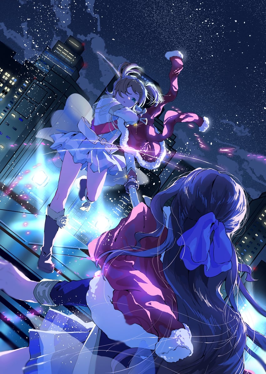 tendou maya and daiba nana (shoujo kageki revue starlight) drawn by candybun12