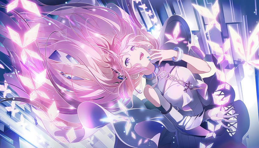 megurine luka (vocaloid and 1 more) drawn by colorful_palette
