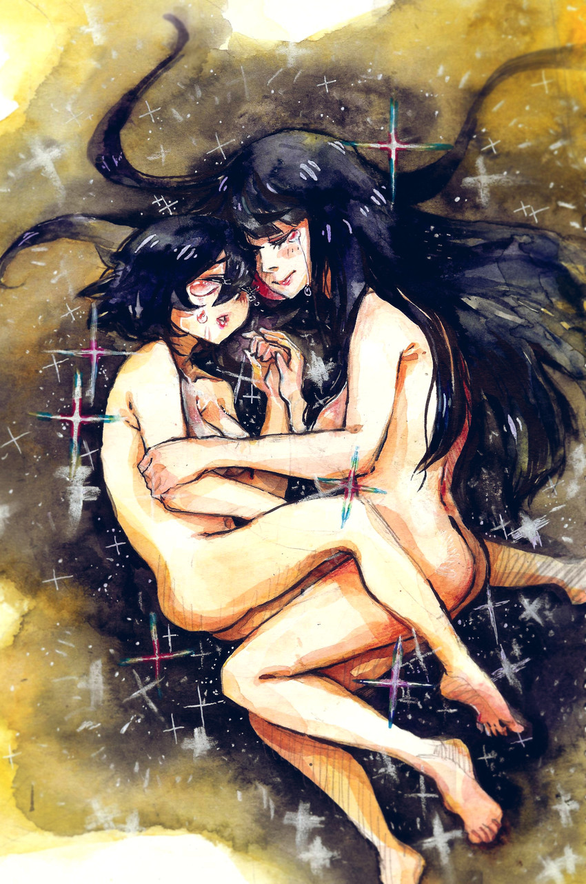 matoi ryuuko and kiryuuin satsuki (kill la kill) drawn by summertrenches
