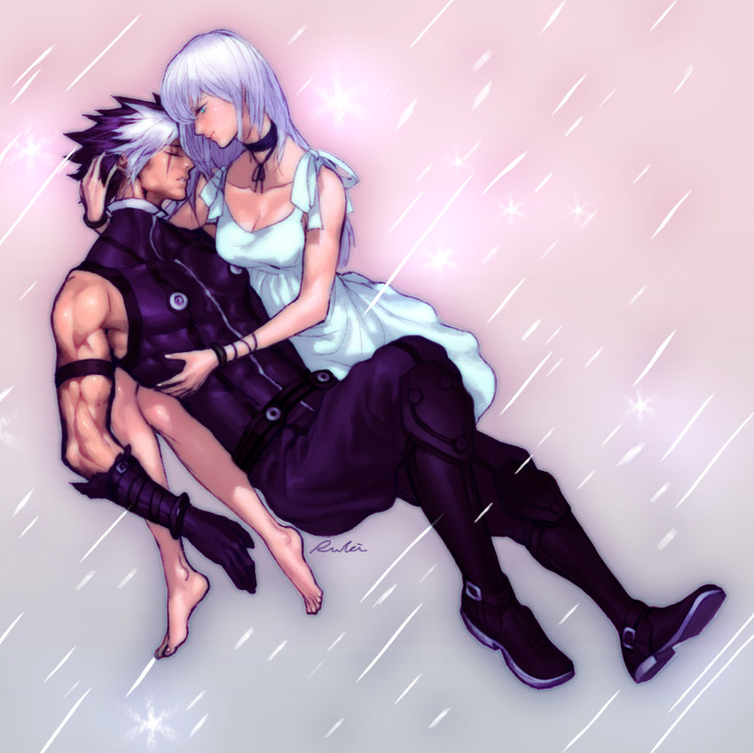 nameless and isolde (the king of fighters) drawn by rukiana
