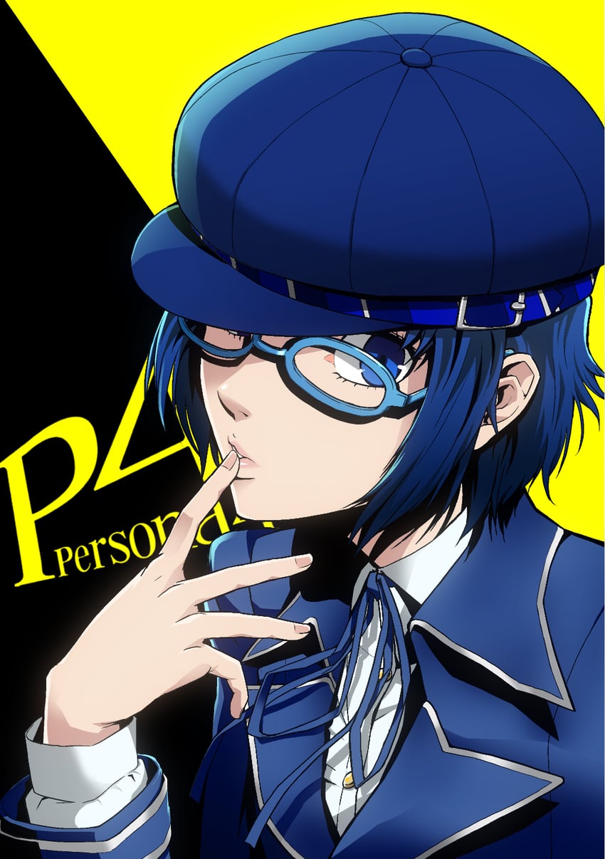shirogane naoto (persona and 1 more) drawn by waiz_(waiz009)