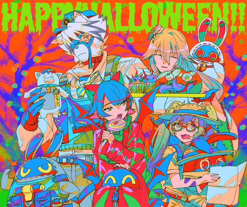 ellen joe, von lycaon, corin wickes, alexandrina sebastiane, securityboo, and 4 more (zenless zone zero) drawn by mizu_cx