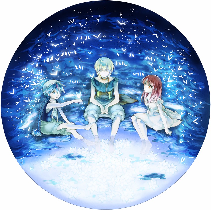 morgiana, aladdin, and alibaba saluja (magi the labyrinth of magic) drawn by fushitasu