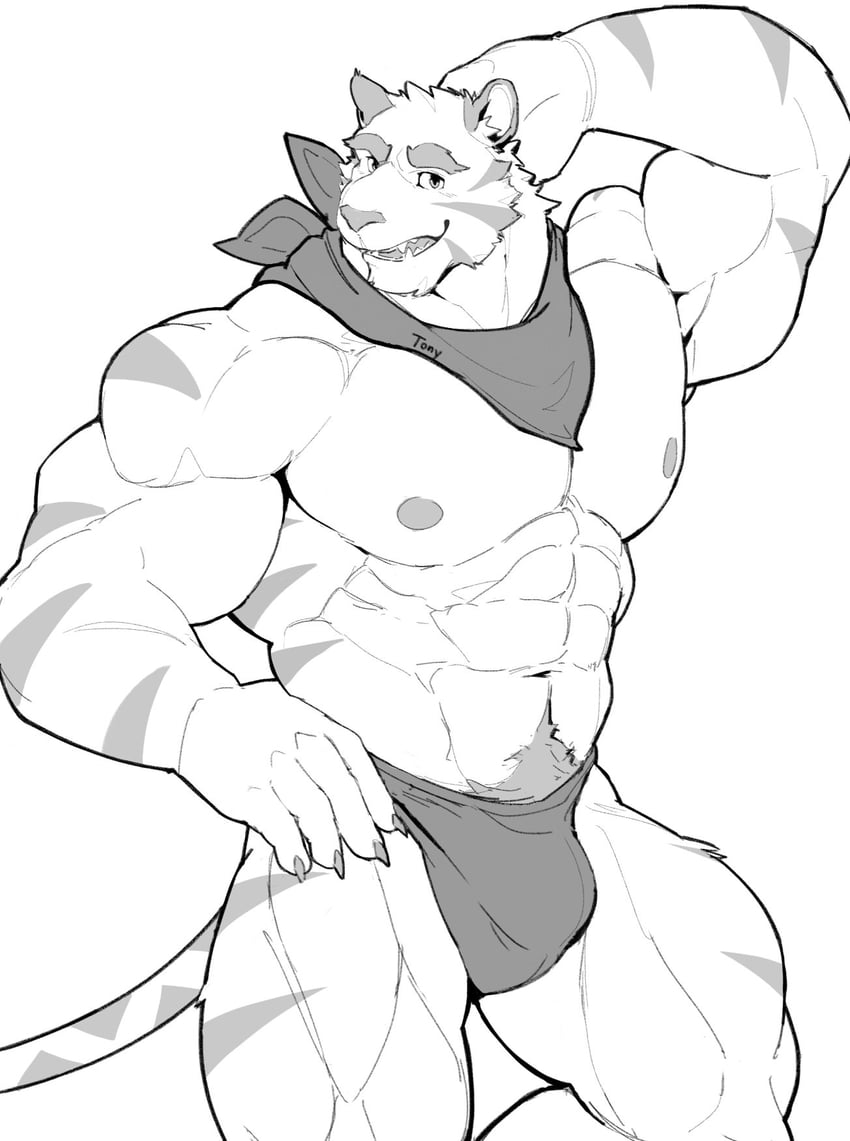 tony the tiger (kellogg's and 1 more) drawn by tenmu_(mugentengan)