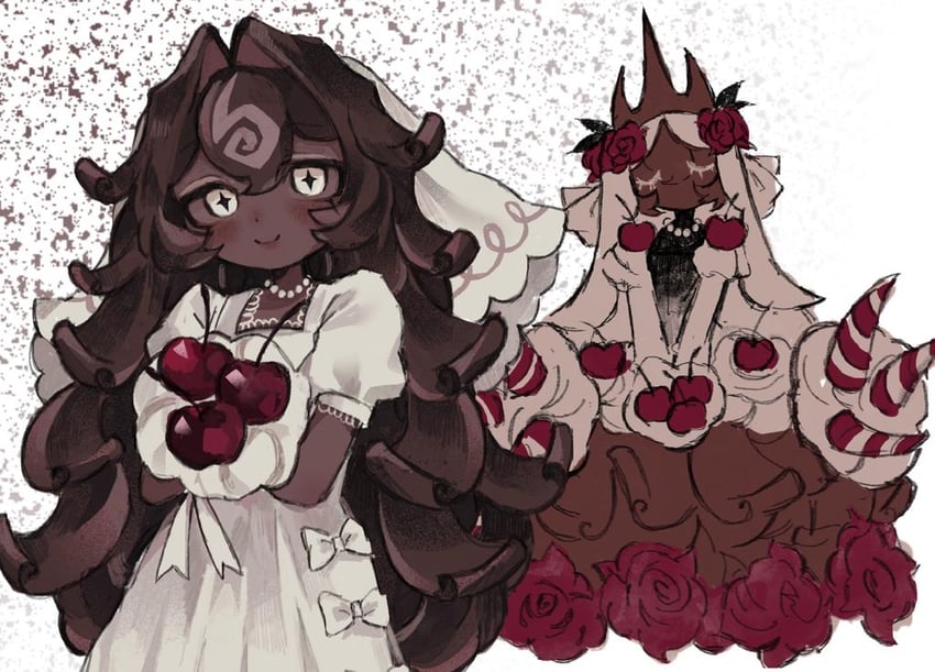 black forest cookie (cookie run and 1 more) drawn by t0shnilka