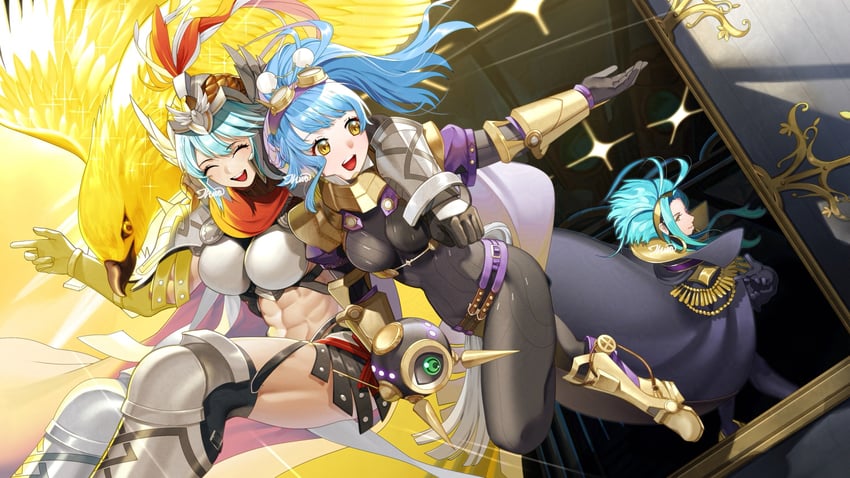 dagr, reginn, and nidavellir (fire emblem and 1 more) drawn by ikura_(downdexp)